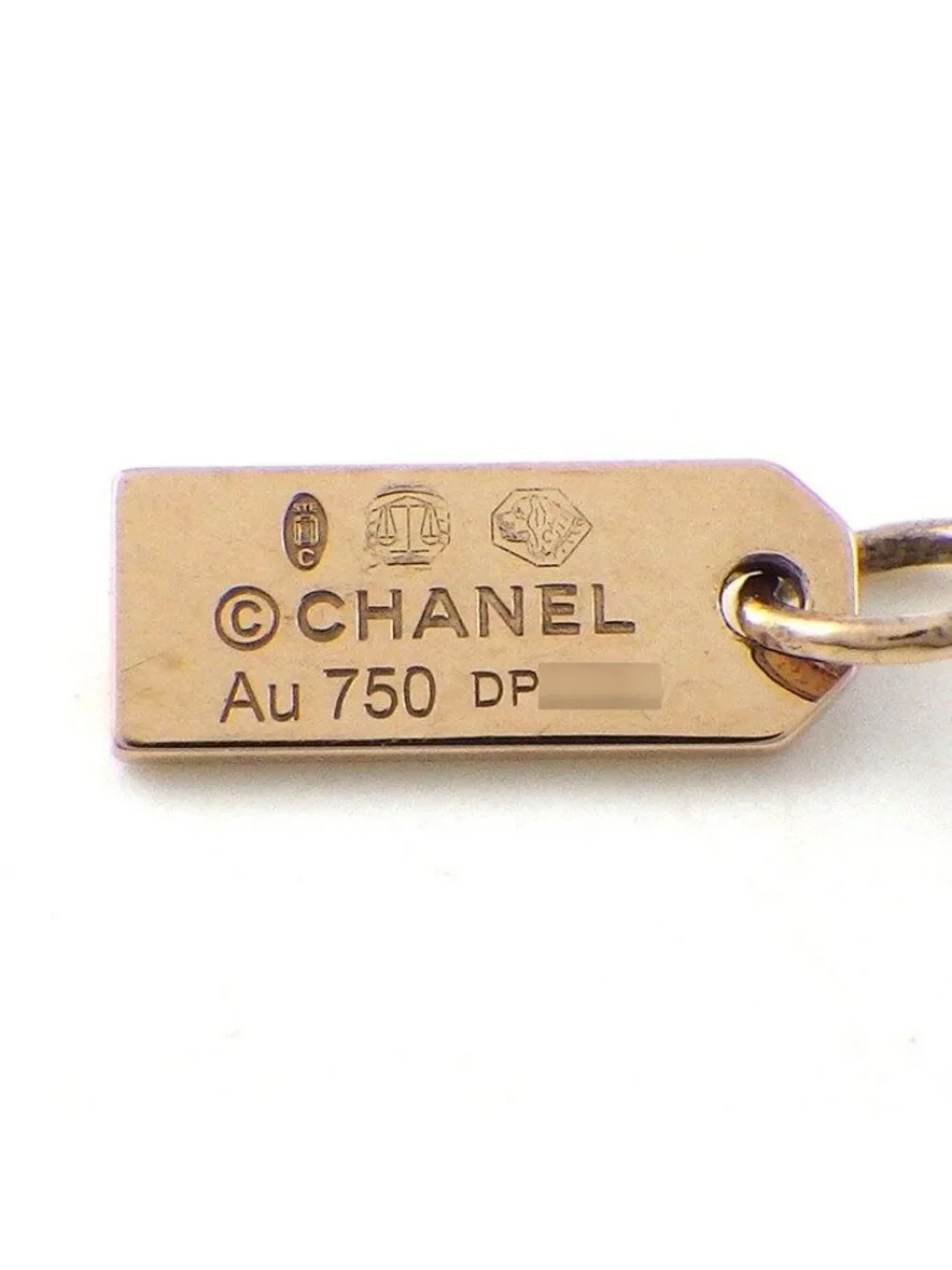 Chanel Bure Extra de Drop Motif 5 Points Diamond Total 18k Pink Gold Bracelet